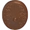 Ekena Millwork Madrid Ceiling Medallion, Hand-Painted Polished Copper, 24 3/4"W x 12 1/2"H x 1 3/4"P CM24X12MAPOS - alternate 4